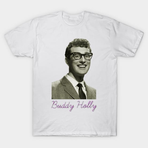 Buddy Holly T-Shirt by m7m5ud